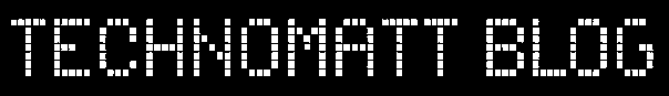 Technomatt Blog archive