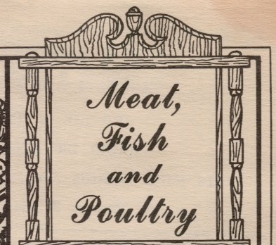 Meat, Fish and Poultry