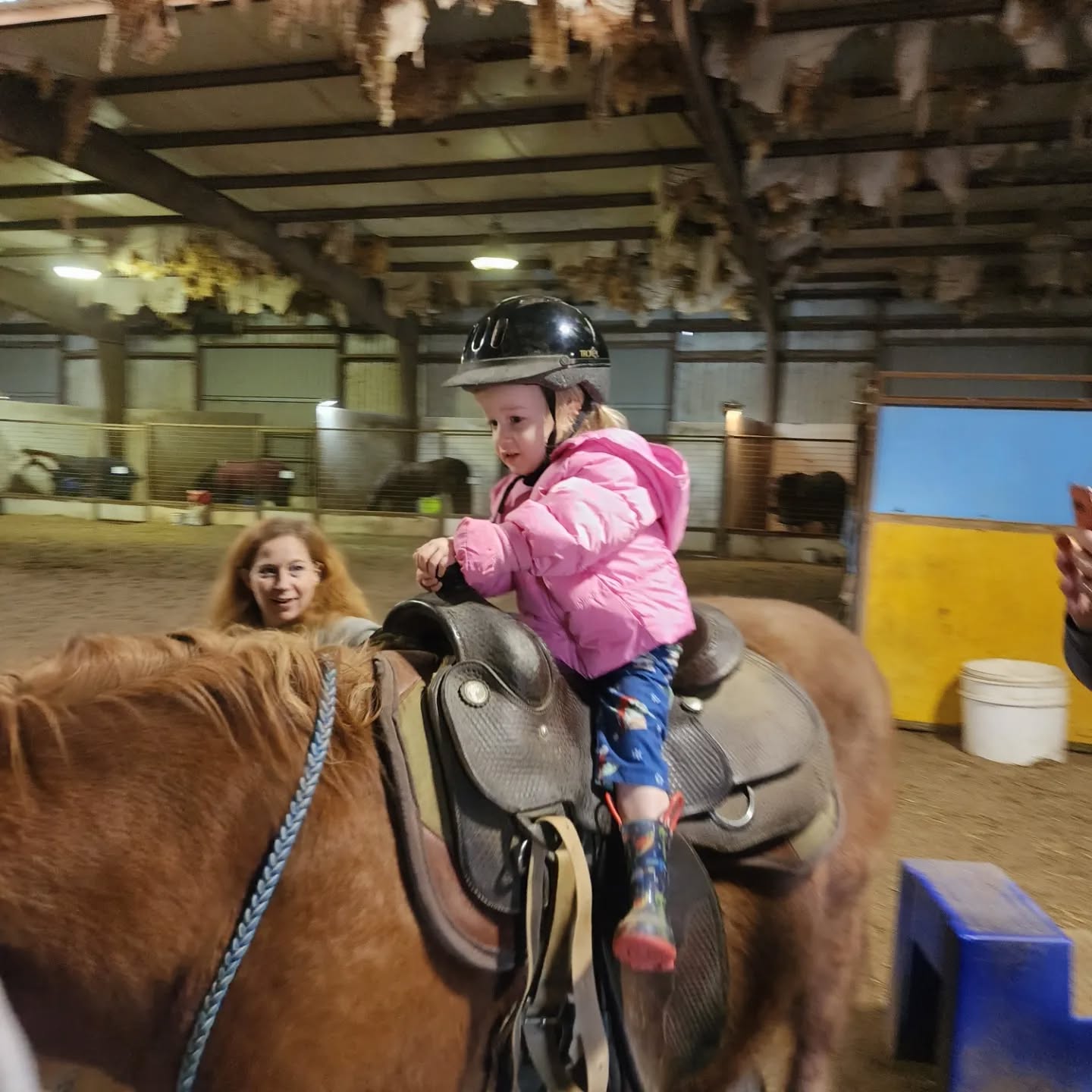 Riding and then sleeping