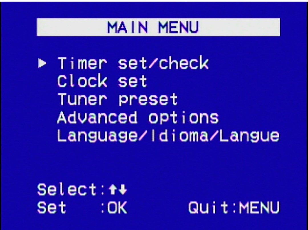 Remember when this was the most complicated user interface on your TV? (but you had to use it every time the power went out)