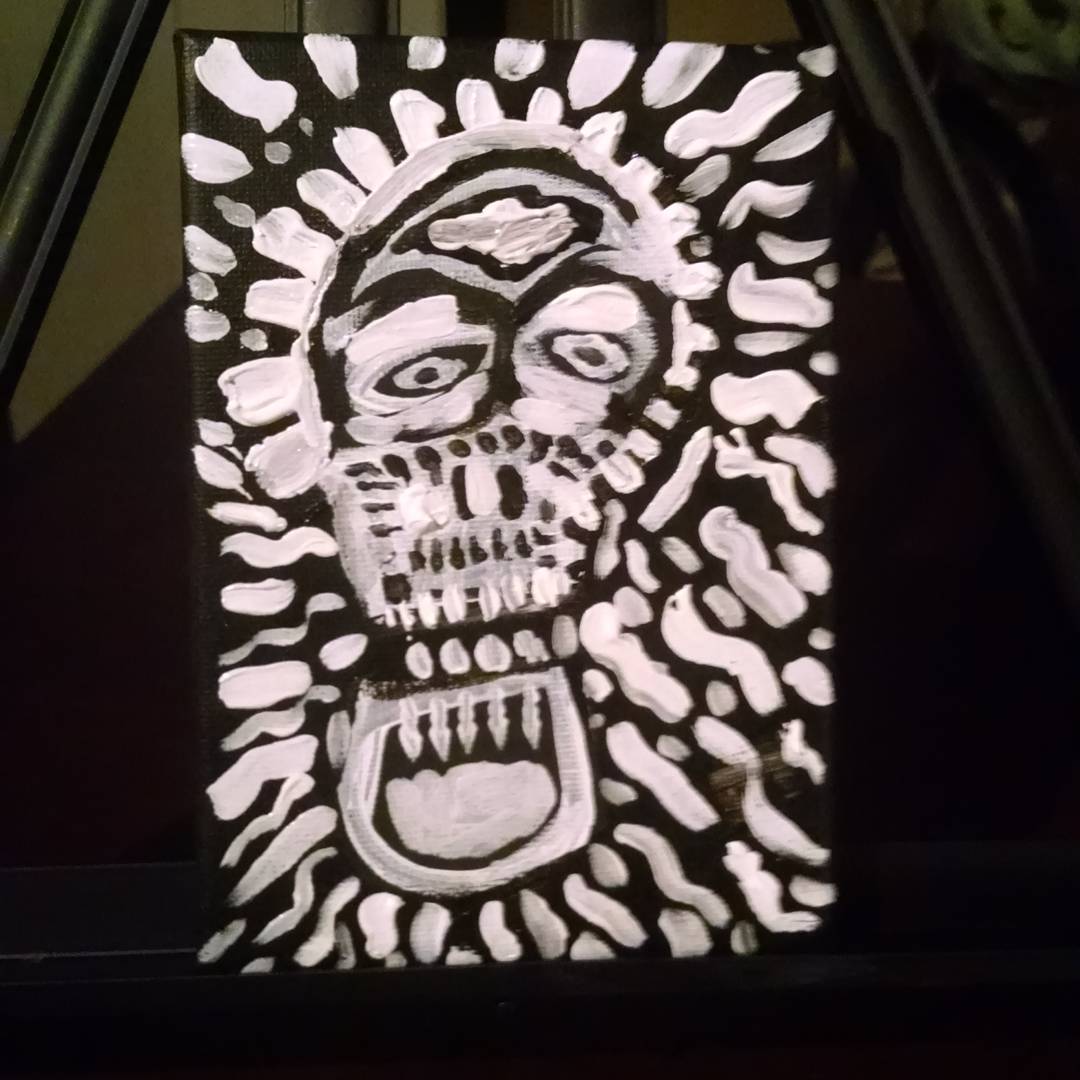 New painting with acrylics